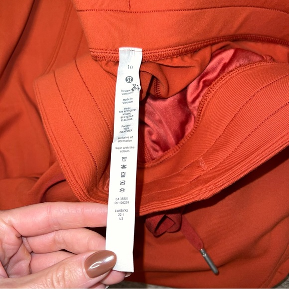 NWT Lululemon Ready to Rulu High-Rise Jogger Crop Size 10 /12 RDRK RED ROCK - Picture 2 of 5